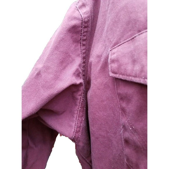 Vintage Wrangler Pearl Snap Button Cowboy Red Western Shirt Size 2X Long Sleeve - Picture 9 of 11